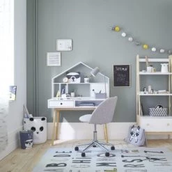 Maisons Du Monde Bureaux Enfant Module De Rangement Pour Bureau 1 Porte Blanc -Armoires enfant Soldes module de rangement pour bureau 1 porte blanc 1000 10 6 192501 7