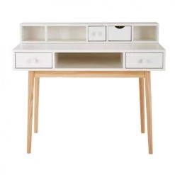 Maisons Du Monde Bureaux Enfant Module De Rangement Pour Bureau 2 Tiroirs Blanc -Armoires enfant Soldes module de rangement pour bureau 2 tiroirs blanc 1000 7 33 170347 1