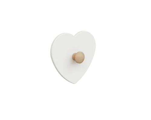 AT4 Bibliothèques Et étagères Enfant Patère En Bois Coeur 5 AT4 Bibliothèques Et étagères Enfant Patère En Bois Coeur – Image 3