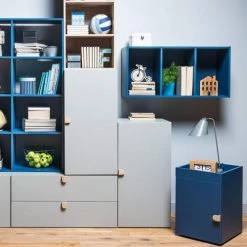 Vox Bibliothèques Et étagères Enfant Petite Bibliothèque Bleu -Armoires enfant Soldes petite bibliotheque bleu 1