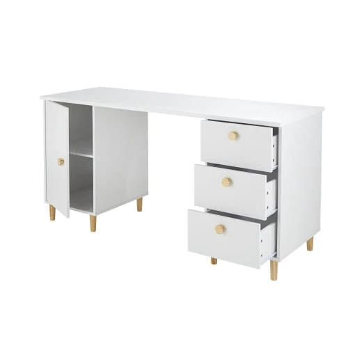 Maisons Du Monde Bureaux Enfant Pieds De Caisson Pour Bureau Amovibles En Pin (x4) 4 Maisons Du Monde Bureaux Enfant Pieds De Caisson Pour Bureau Amovibles En Pin (x4) – Image 2