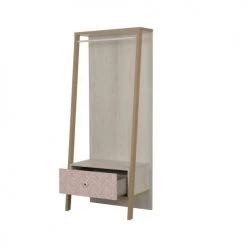 Calicosy Armoires Enfant Portant 1 Tiroir Avec Fond - Marron -Armoires enfant Soldes portant 1 tiroir avec fond marron 4