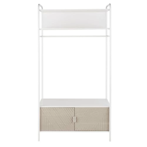Maisons Du Monde Armoires Enfant Portant 2 Portes Blanc Et Beige 3 Maisons Du Monde Armoires Enfant Portant 2 Portes Blanc Et Beige