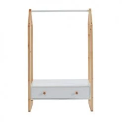 Baita Armoires Enfant Portant Blanc 1 Tiroir