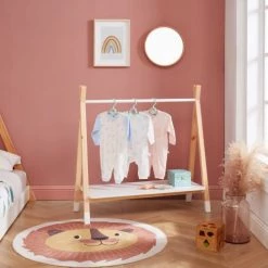 Baita Armoires Enfant Portant Blanc 80cm -Armoires enfant Soldes portant blanc 80cm 3