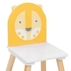 Beeloom Bureaux Enfant Table Pour Enfants En Bois Naturel Jaune Multifonctionnelle -Armoires enfant Soldes table pour enfants en bois naturel jaune multifonctionnelle 2