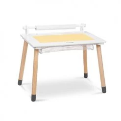 Beeloom Bureaux Enfant Table Pour Enfants En Bois Naturel Jaune Multifonctionnelle -Armoires enfant Soldes table pour enfants en bois naturel jaune multifonctionnelle 4