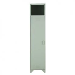 Maisons Du Monde Armoires Enfant Vestiaire 1 Porte 1 Niche En Métal Vert Clair